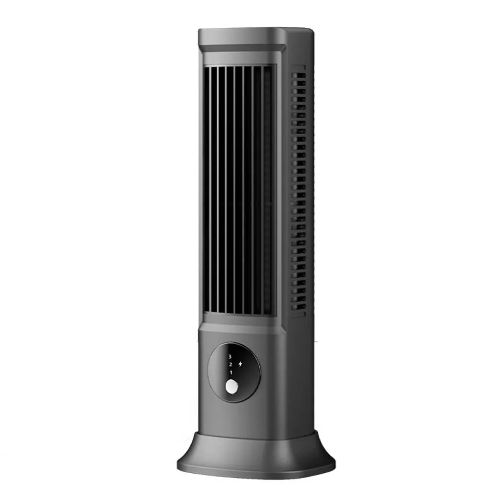 Vertical Horizontal Electric Fan USB Rechargeable 3 Speeds Household Air Conditioning Fan Desktop Cooling Fan Portable Tower Fan