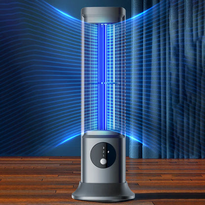 Vertical Horizontal Electric Fan USB Rechargeable 3 Speeds Household Air Conditioning Fan Desktop Cooling Fan Portable Tower Fan