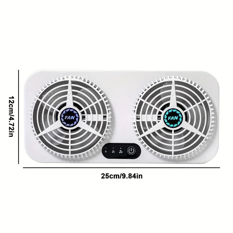 New USB Car Cooling Fan Car Exhaust Fan Window Fan Cooling Radiator Energy Saving Car Cooler Fan Ventilator Deodorization