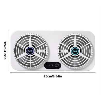New USB Car Cooling Fan Car Exhaust Fan Window Fan Cooling Radiator Energy Saving Car Cooler Fan Ventilator Deodorization