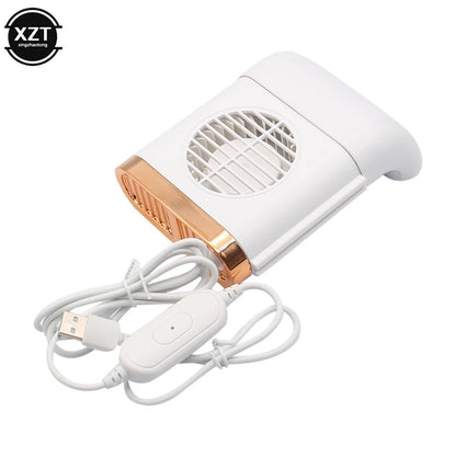 Car Fan Car Seat Back Mini USB Fan Foldable Silent Fan Three Grade Wind Speed Adjustable Car Cooler Fan Car Accessories