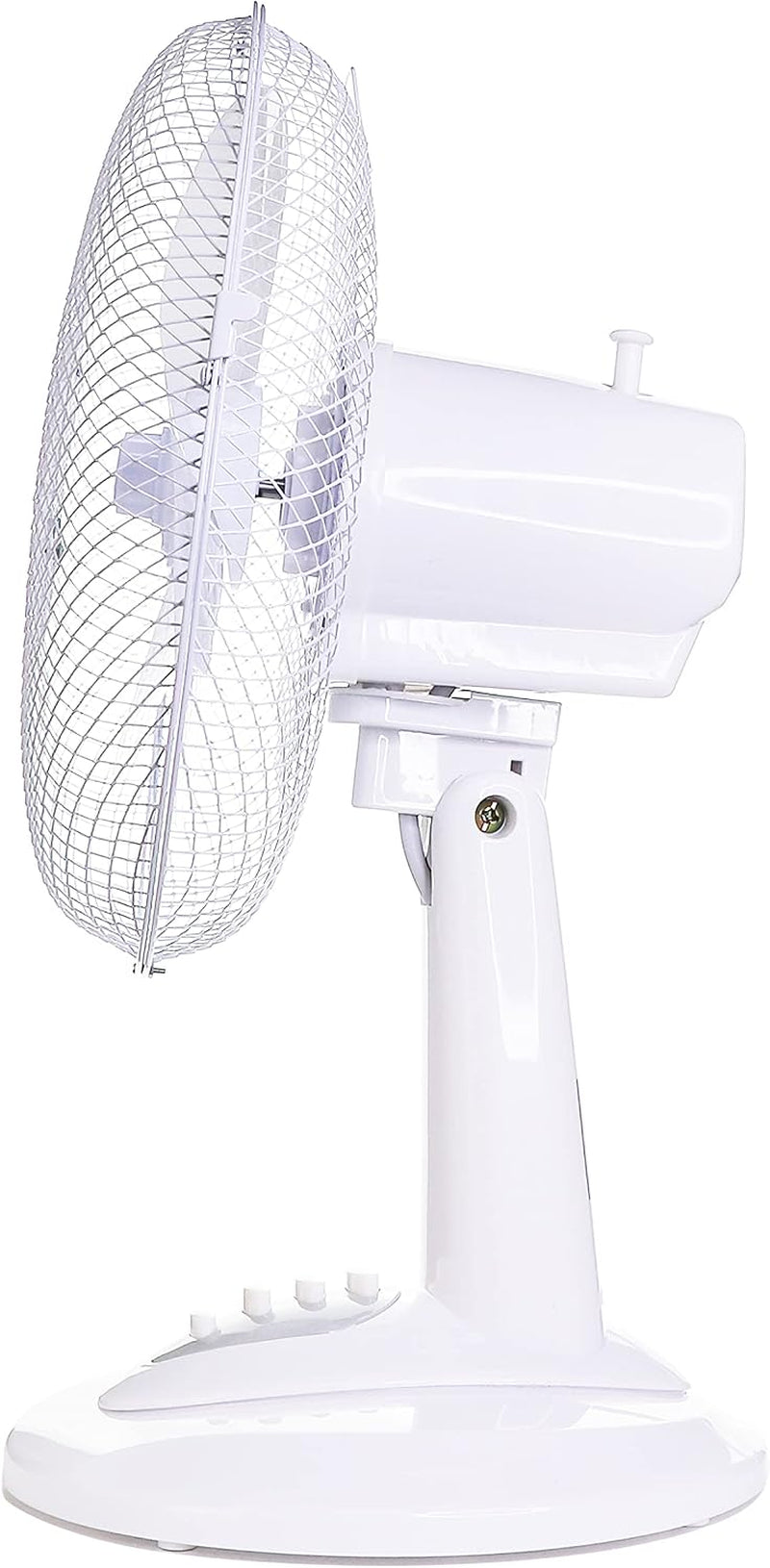 12Inch Table Fan Desk Fan with 3 Speed Oscillating Stand Fan Low Noise Strong Resistant Base