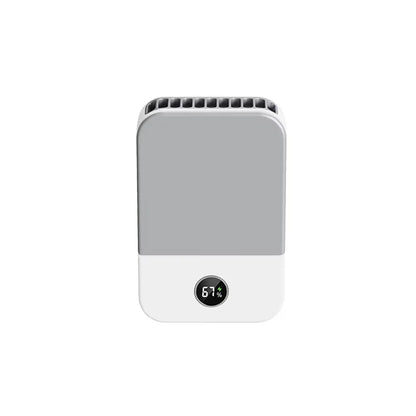 Portable Waist Fan Hanging Neck Fan Mini USB Rechargeable Portable Waist Clip Fan for Outdoor Sports Working Travel Small Fan