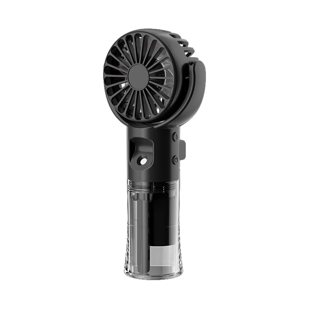 Portable Humidifier Fan Mini Water Mist Fan USB Rechargeable Mini Portable Handheld Fan with Humidifier Small Pocket Hand Fan