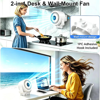 Portable Misting Fan,Mini Air Conditioner Rechargeable Water Cooling Mist Fan Mini Portable Fan,Usb Desk Fan Table Quiet 3 Speed Standing Fan Desktop Circulating Fan for Bedroom Home,White