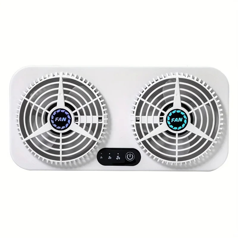 New USB Car Cooling Fan Car Exhaust Fan Window Fan Cooling Radiator Energy Saving Car Cooler Fan Ventilator Deodorization