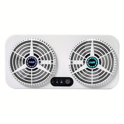 New USB Car Cooling Fan Car Exhaust Fan Window Fan Cooling Radiator Energy Saving Car Cooler Fan Ventilator Deodorization