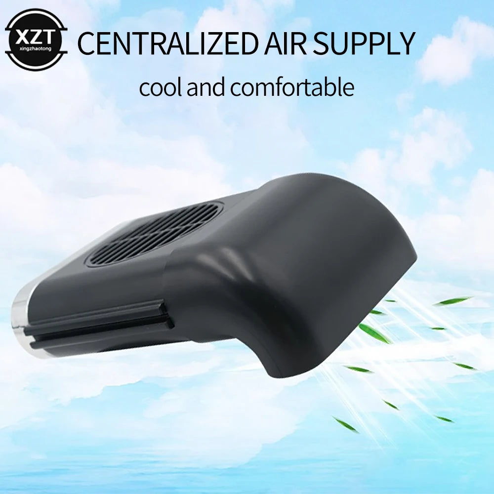 Car Fan Car Seat Back Mini USB Fan Foldable Silent Fan Three Grade Wind Speed Adjustable Car Cooler Fan Car Accessories