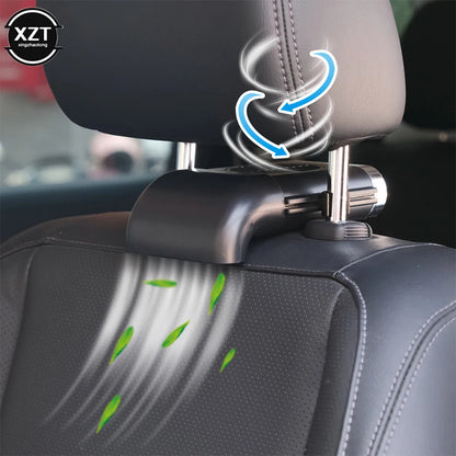 Car Fan Car Seat Back Mini USB Fan Foldable Silent Fan Three Grade Wind Speed Adjustable Car Cooler Fan Car Accessories