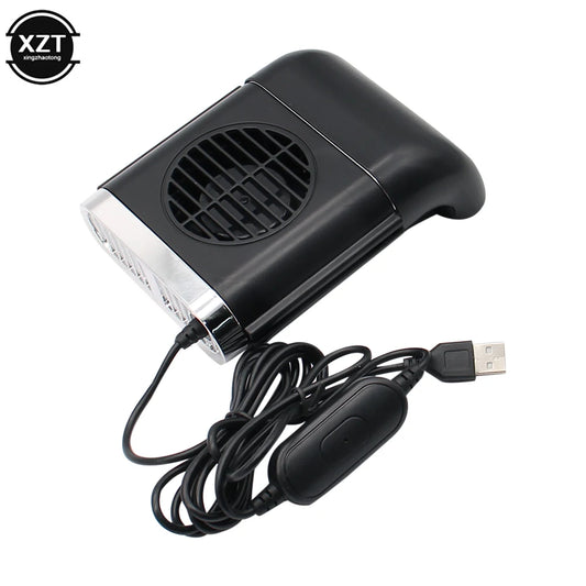 Car Fan Car Seat Back Mini USB Fan Foldable Silent Fan Three Grade Wind Speed Adjustable Car Cooler Fan Car Accessories