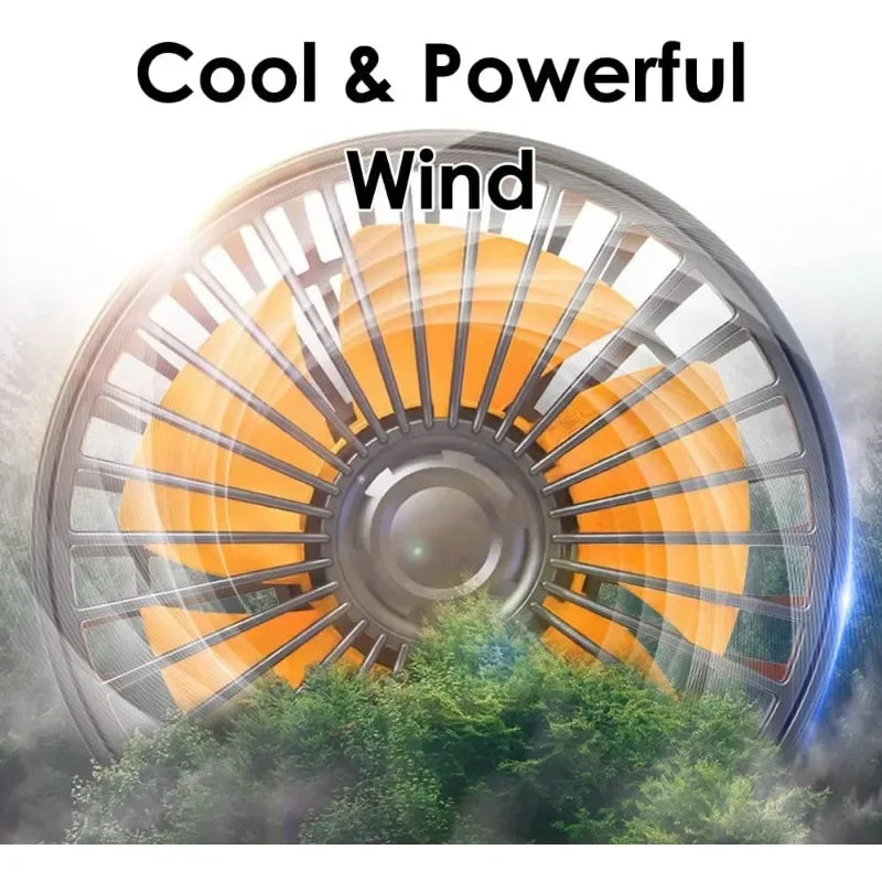 Car Fan 360° Adjustable 3 Head Air Fan Automotive Electric Fan Multi-Function USB/12V/24V Fan 2 Speeds Car Silent Fan for Home